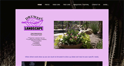 Desktop Screenshot of druwestlandscape.com
